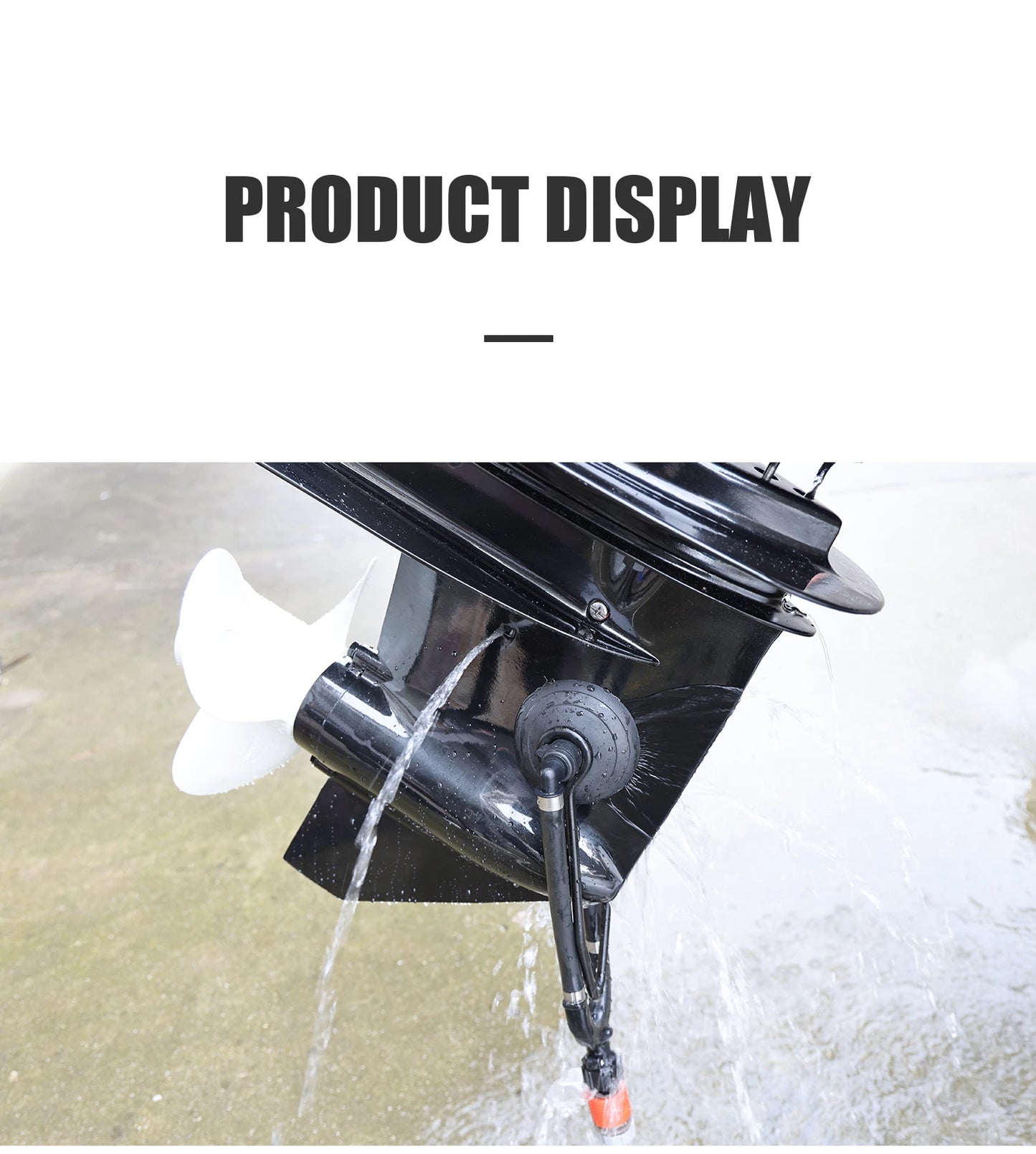 1PCS KOETSU Marine Universal Rectangular Outboard Motor Water Flusher Boat Ear Muff Engine Flusher for Marine Boat