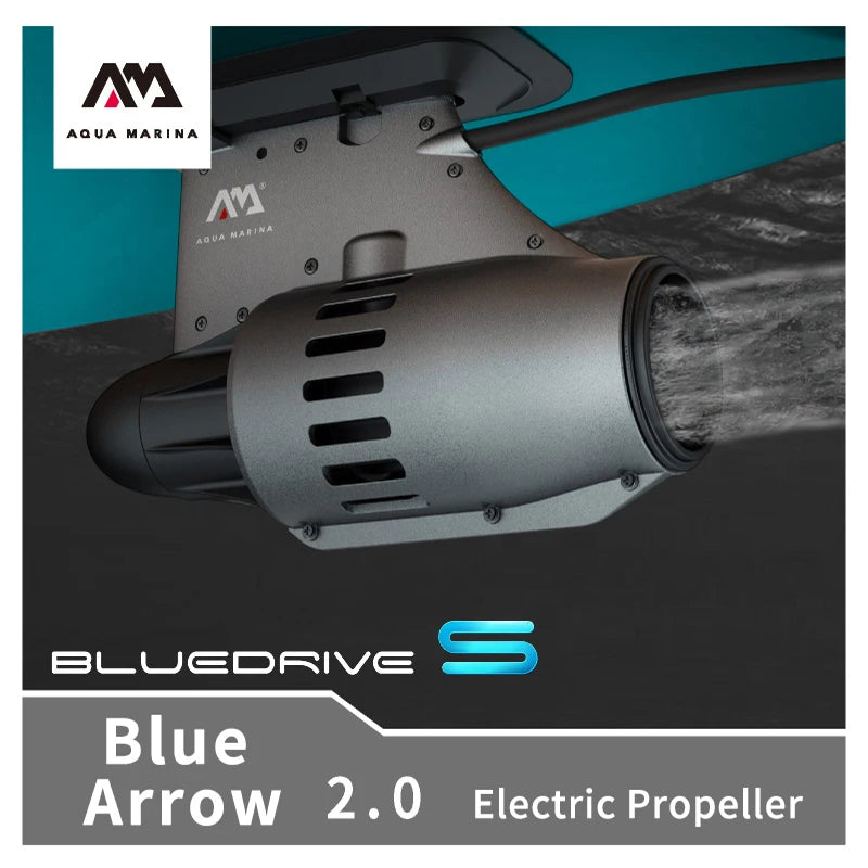 AQUA MARINA BLUEDRIVE POWER FIN SUP Stand Up Paddle Board Push Surf Kayak Surfboard Propeller 12V Battery Electric Engine Motor