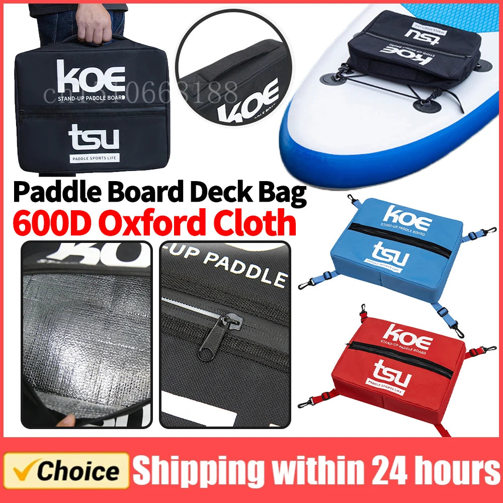 Sealed Zipper Food Storage Bag Large Capacity Portable Surfboard Insulated Bag Adjustable SUP Board Cooler Bag Kayak Accessories