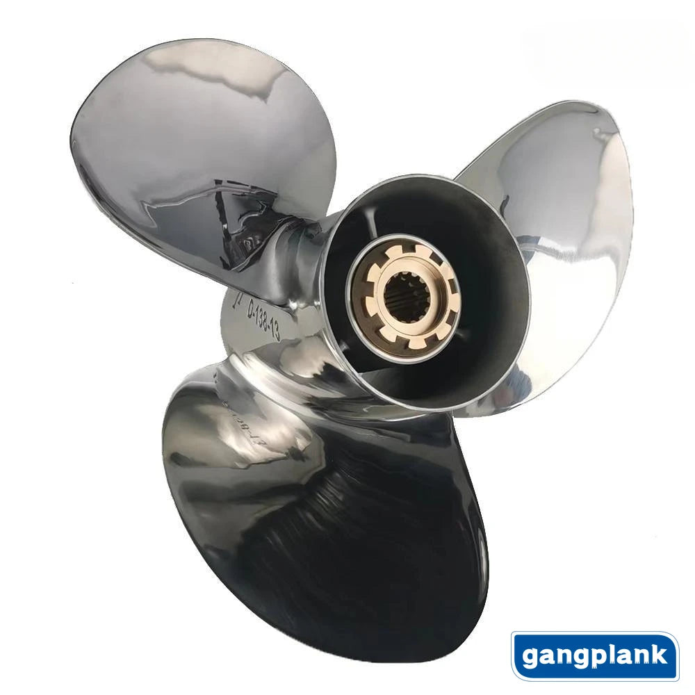 Outboard Engine Stainless Steel Propeller for Honda 60-130HP 14X17 14X19 14X21 13 1/4X17 13X17 13 1/2X15 13 1/2X14 13.8X13 14X12