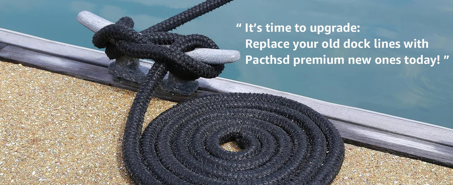 Marine Dock Rope Nylon Docking Line Marine Mooring Lines Rope Strong Boat Accessories Ship Anchor Rope Sailboat Traction