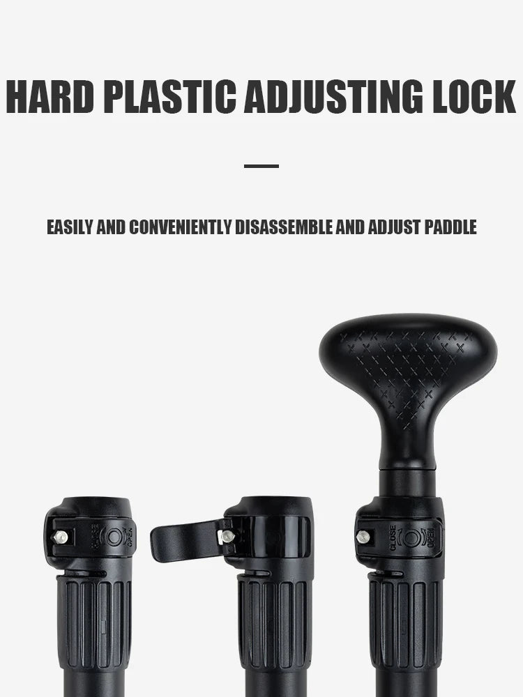 KOETSU Adjustable Aluminum Alloy Paddle for SUP Board and Kayak - Convertible Single/Double Head Oar for Water Sports,
