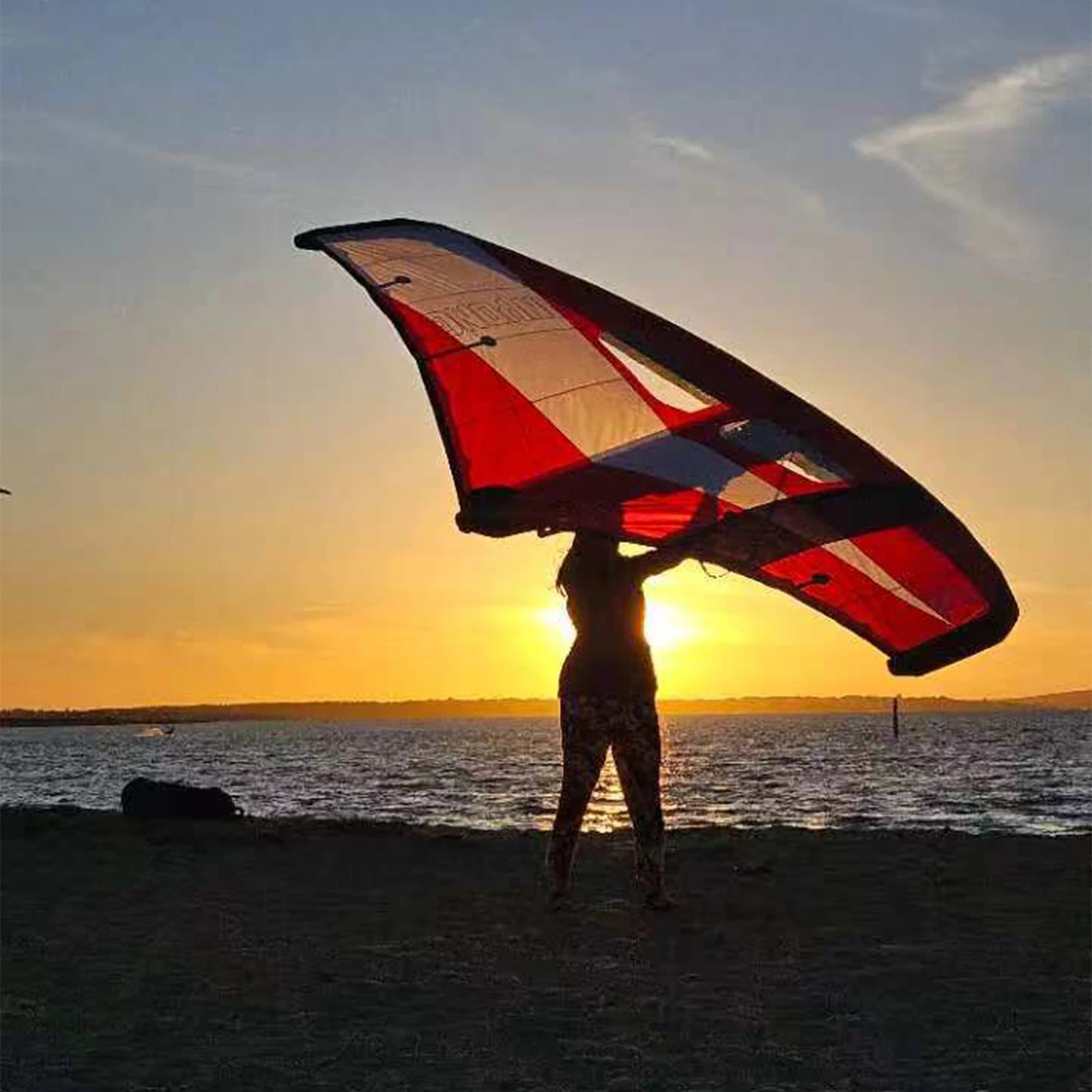 2026 Hot Sale 5M Carbon Handle Hard Inflatable Wing Foiling Favorite Surf Hydrofoil Windsurf Kite Wind Surfer Board Sail Factory