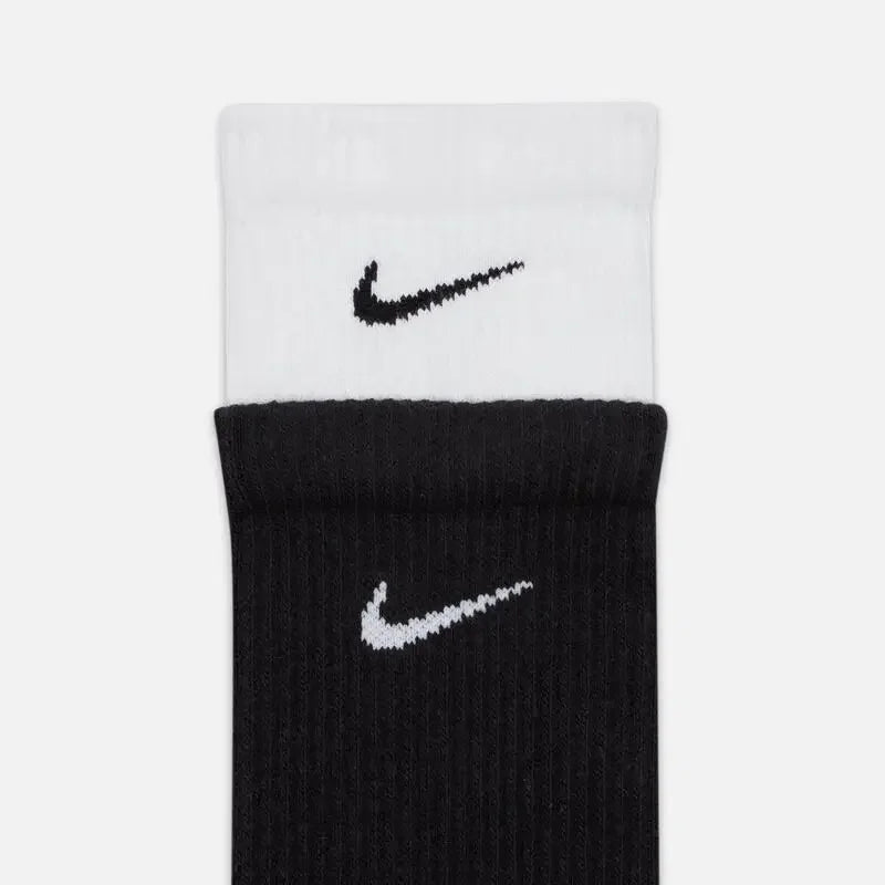 Original Nike Everyday Plus Cushioned Raining Sports High Socks 1 Pair Combination Black S M L DD2795-011
