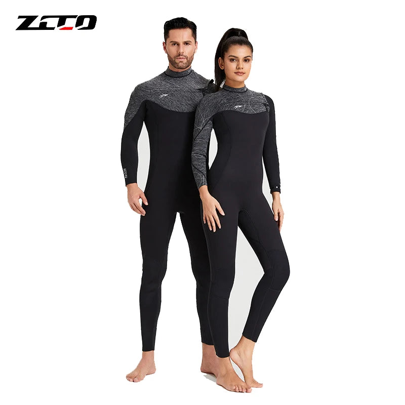 Women Men 3mm Neoprene Wetsuit  Scuba Diving Thermal Winter Warm Wetsuits Full Suit Swimming Surfing Kayaking Equipment