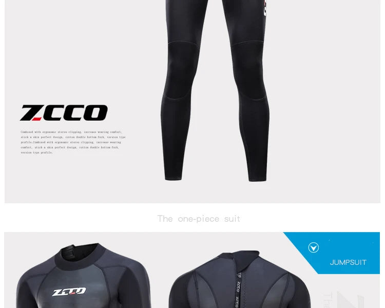 Full Wetsuit for Men Women 3mm Long Wet Suit for Diving Surfing Swimming Water Sport Neoprene Spearfishing One Piece Wetsuits