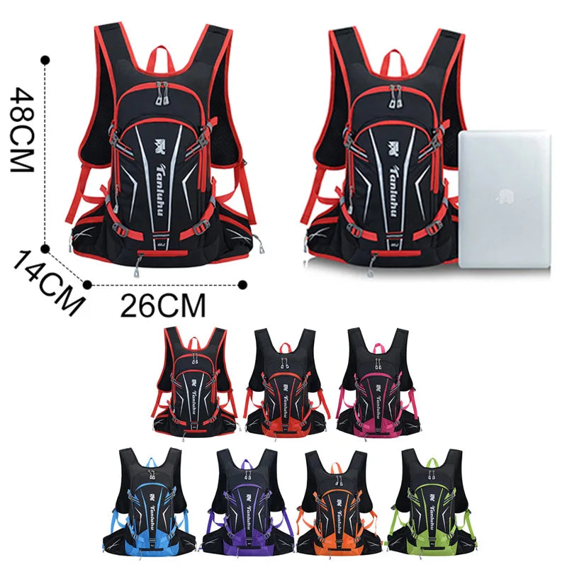 25l esporte ao ar livre ciclismo correr saco de água capacete armazenamento hidratação mochila ultraleve caminhadas bicicleta equitação pacote bexiga mochila