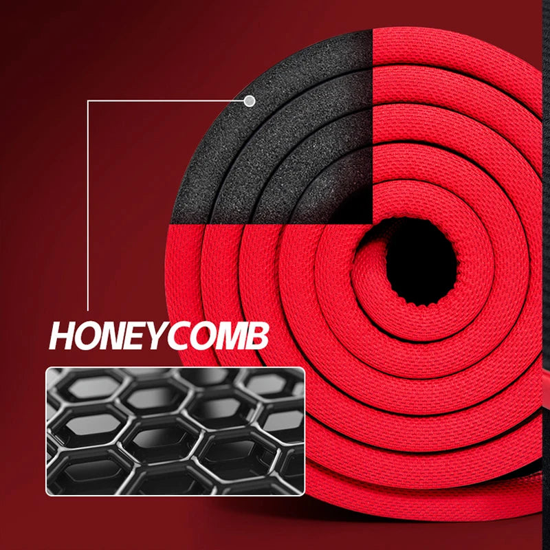 Fitness Yoga Mat Exercise At Home Pilates Meditation Gymnastics Nonslip Thick Equipment Body Building Sports Entertainment