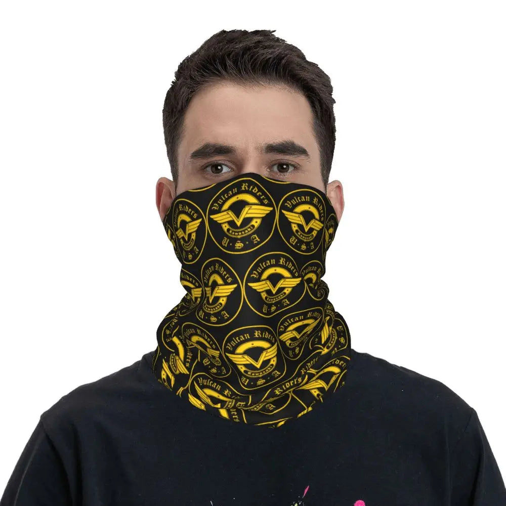 Vulcan Motorcycle Modren Bandana Neck Cover Printed Wrap Scarf Multi-use Headwear Outdoor Sports Unisex Adult Washable