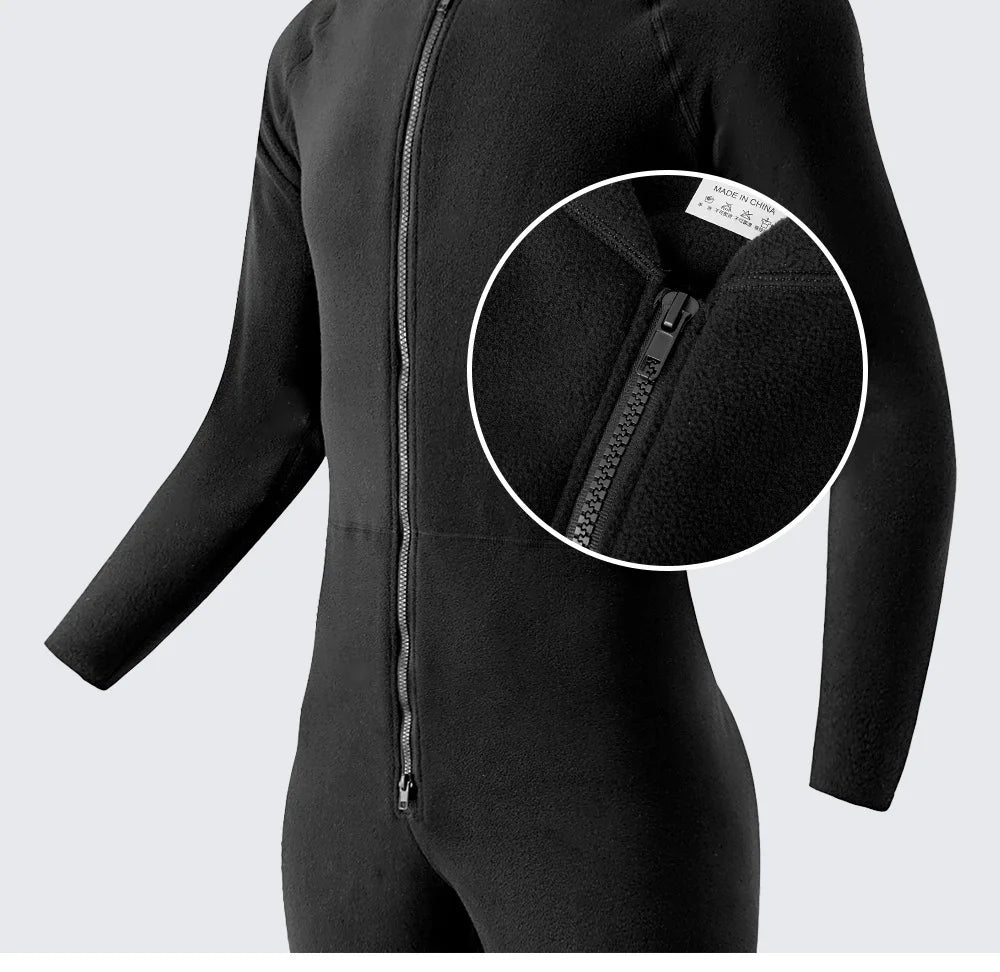 Men Wetsuit Diving Polar Fleece Liner One Piece Suit Wetsuit Keep Warm Accessories Men Women Thermal Underwear