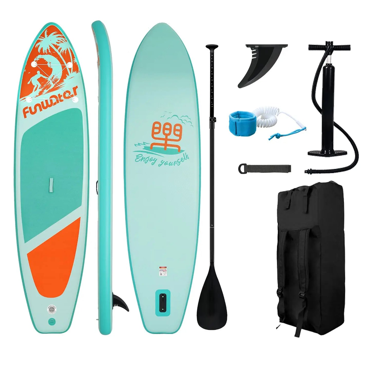 FunWater Stand Up Paddling Board Inflable Paddle Board Non-Slip Water Sport Paddle Board Surf Sup Board