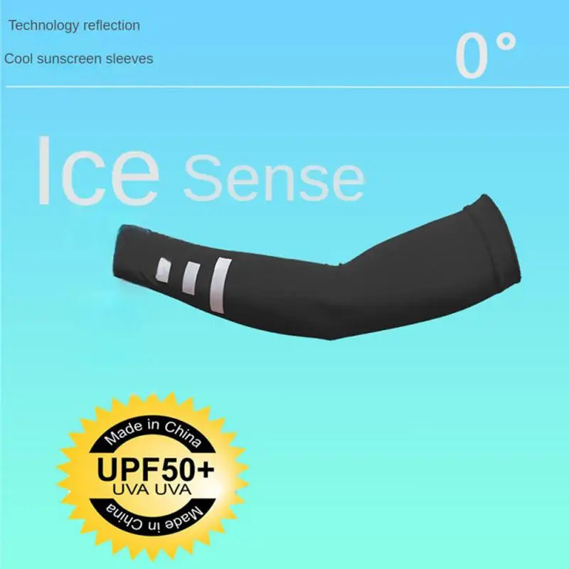 Quick-drying Arm Sleeves Night Running Reflective Sports Sleeves Ice Summer Outdoor Sports Fitness Sunscreen Sleeves Breathable