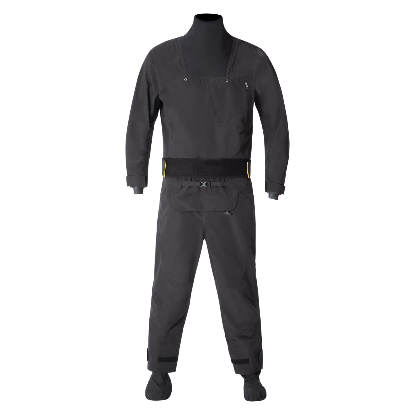 Men's Kayak Drysuits 3 Layers Waterproof Material Fabric Rafting  Surfing Padding Kayaking Dry Suits DM32