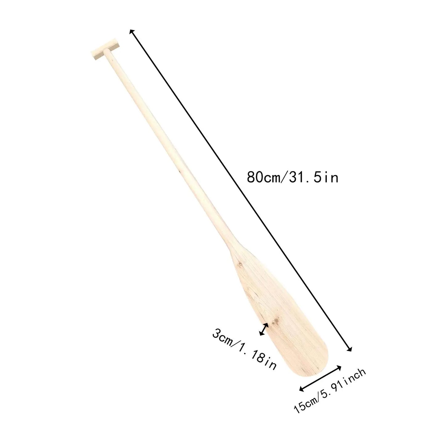 Lightweight Wooden Dragon Boat Paddle Handheld Sturdy Oar for Kayak Water Sports Craft Decorative Kayaking Equipment
