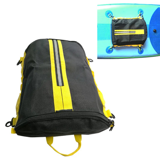 Bolsa de malha para caiaque SUP paddleboard para barco, canoa, rafting, stand up paddle board, bolsa de armazenamento de bolso