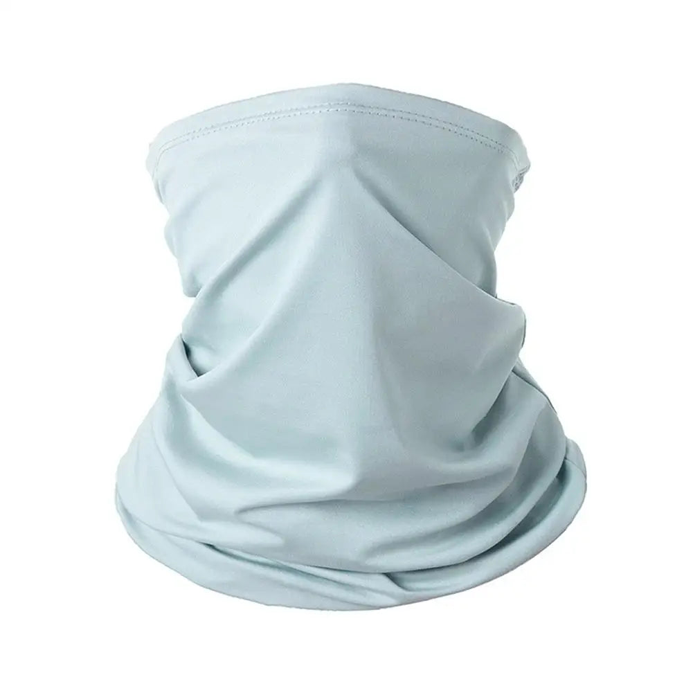 Men Women Head Face Neck Sunshade Collar Ice Silk UV Protection Face Cover Mask Outdoor Fishing Cycling Sports Bandana Scarf
