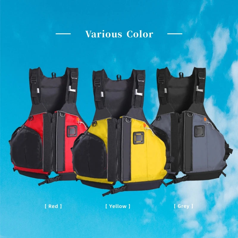 Daiseanuo-Life Jacket for Adults and Kids, Buoyancy Aids, PFD, Men Kayak, Rafting, Sailing, Sailing, Buoyancy, Pockets