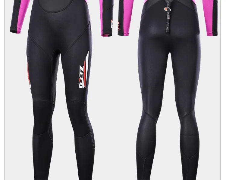 Wetsuit Men Women 3mm Neopreno Surf Suit Kitesurf Winter Swimwear Roupa De Mergulho Swimsuits Rash Guards Scuba Diving Suit