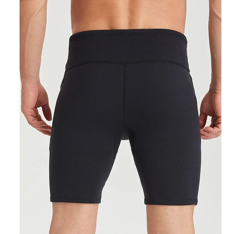 Aleefa Men's 2mm Neoprene Wetsuits Short Pants Diving Shorts for Rash Guard Surfing Snorkeling Swimming Surf Trunk
