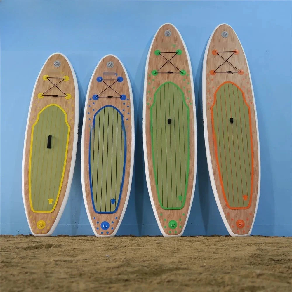 High Quality Inflatable SUP Board, Portable Durable Windsurf Sail Design, Factory Direct, Water Sports Paddle Board
