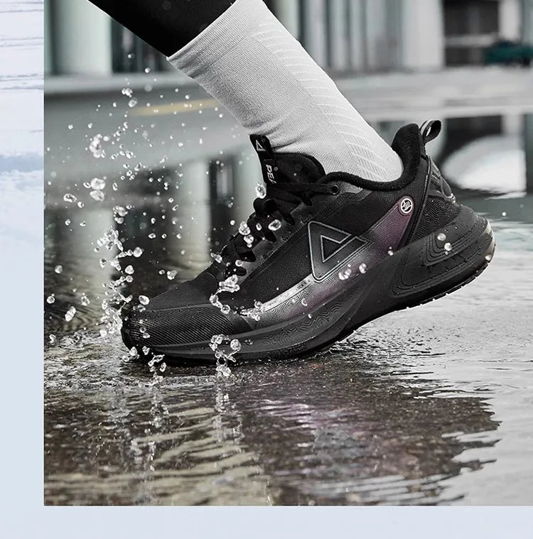 Peak Water Technology 3.0- Cotton Shoes Autumn/Winter New Products Running Shoes Men's Shoes Windproof Sports Shoes Warm Casual