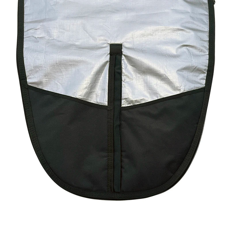 Waterproof Surfboard Bag for SUP/Longboard/Skimboard/Paddleboard - Heavy-Duty Cover with Adjustable Padded Strap, Portable Surf