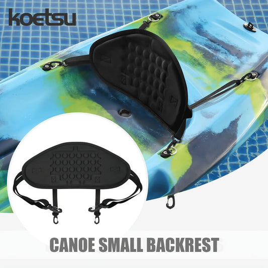 KOETSU Small Canoe Backrest Soft Oxford Cloth Material with 4 Nylon Buckles for Enhanced Support Kayaks Canoes Paddles
