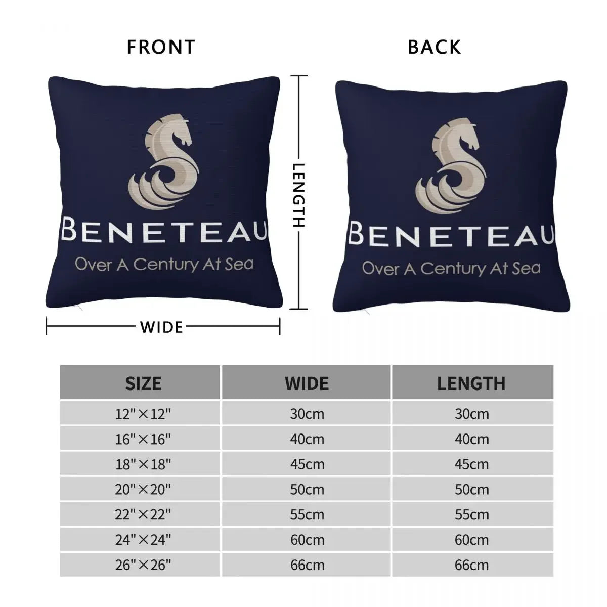 Beneteau Sailboat Sailing Yacht Pillowcase Polyester Pillows Cover Cushion Comfort Throw Pillow Sofa Decorative Cushions Used