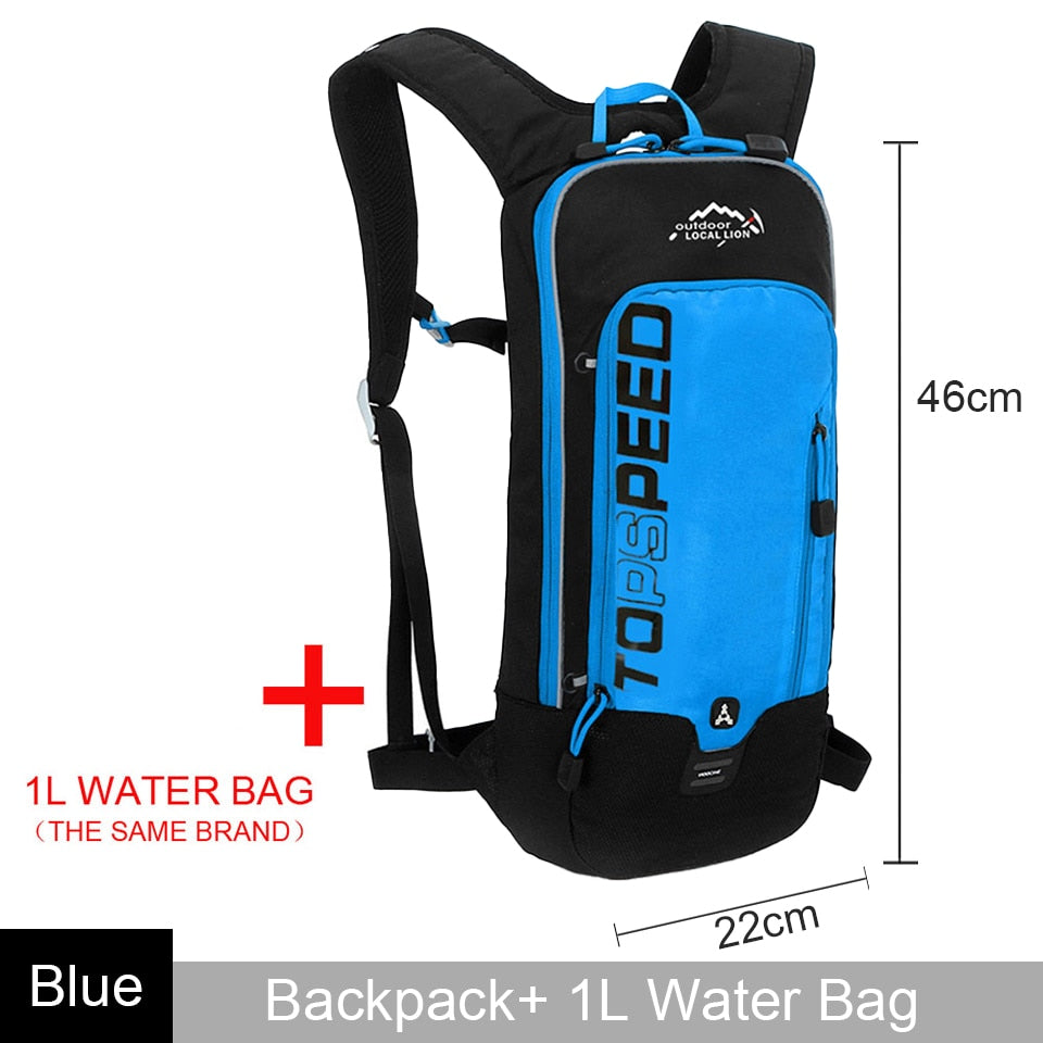 Leão local 6l/5l saco de ciclismo das mulheres dos homens equitação à prova dwaterproof água respirável bicicleta mochila, saco de água da bicicleta, capacete da bicicleta