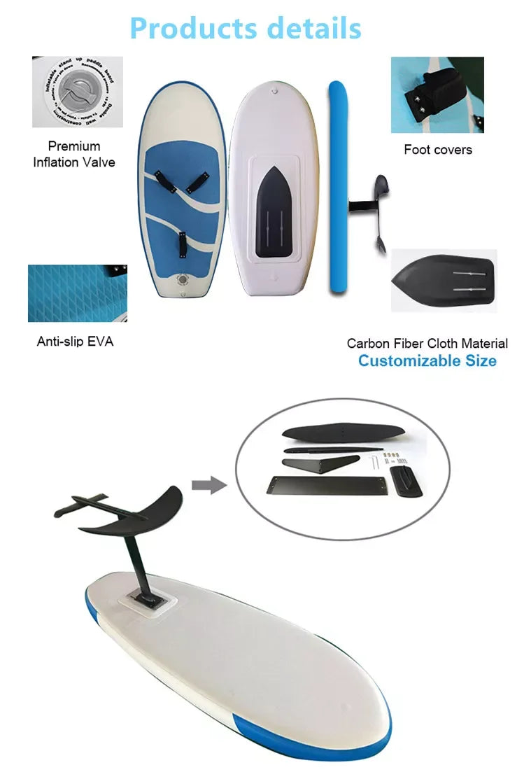 Inflatable Hydrofoil Windsurfing Board Foil Electric Surfboard Foil Wingsurf Board Wing Foil Set
