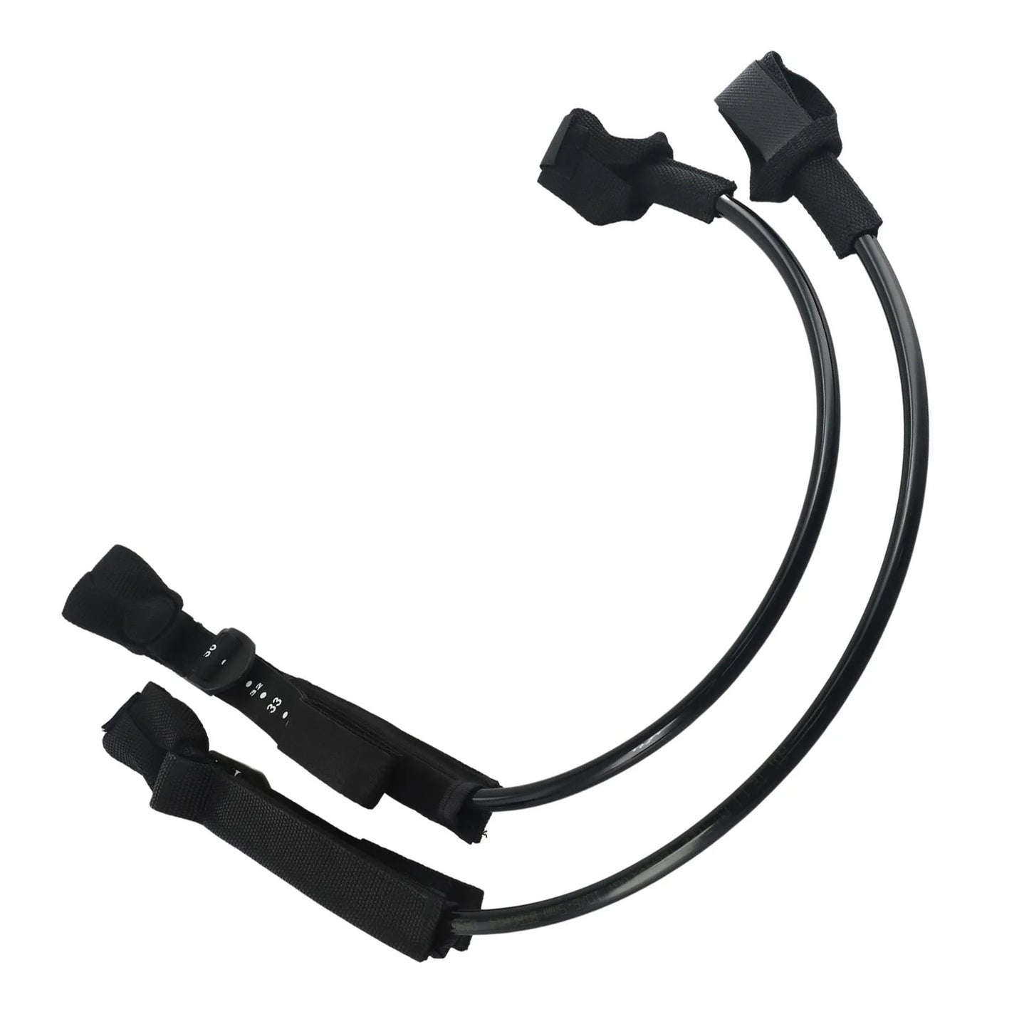 NonSlip Adjustable Windsurfing Harness Line 2 Pieces Heavy Duty PU Material Suitable for Windsurf and Surfing Gear Replacement