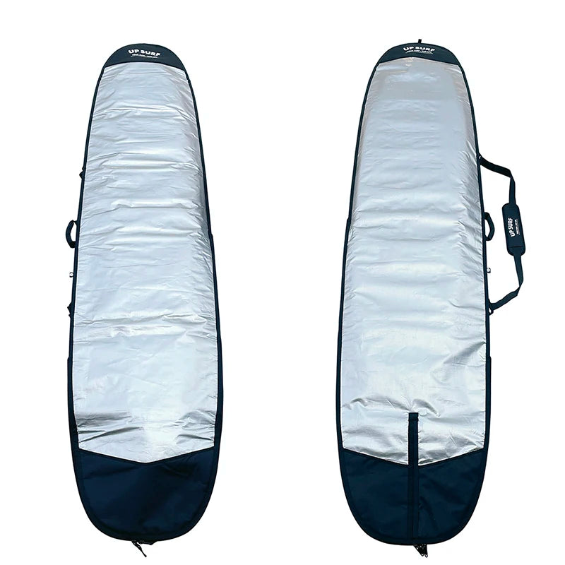 Waterproof Surfboard Bag for SUP/Longboard/Skimboard/Paddleboard - Heavy-Duty Cover with Adjustable Padded Strap, Portable Surf