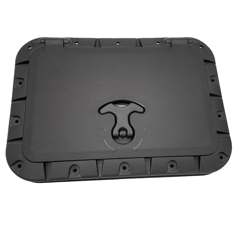 Marine Deck Plate Square Hatch Pull Out Handle Hatch for Boat Kayak Canoe Boat Parts Accessories