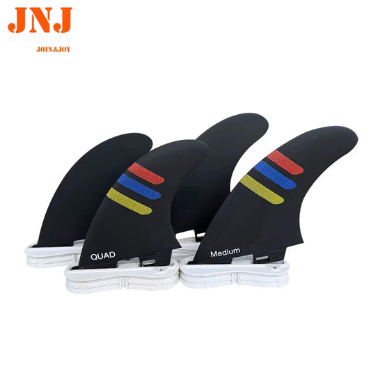 JNJ-FCS 2 Future Performer Medium Or Large + Gx Fiberglass Surfboard Quad Fins 4Pcs