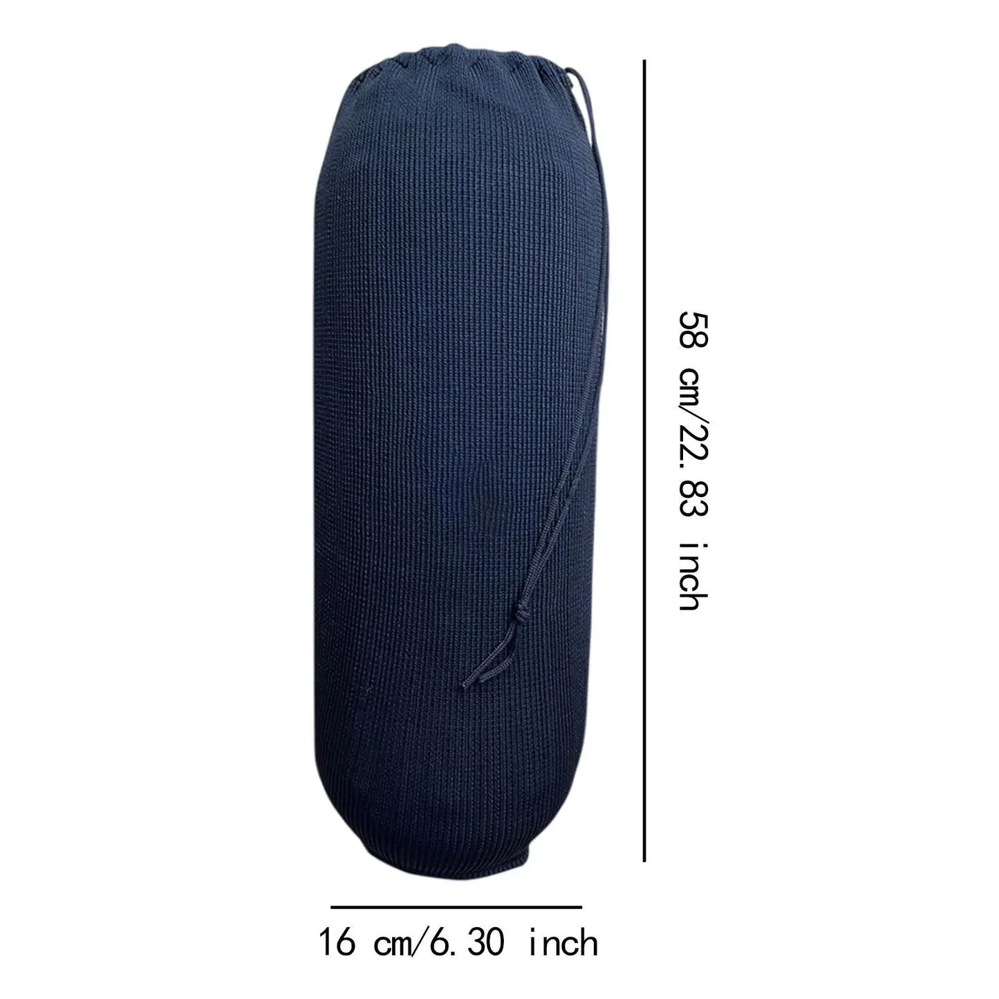Black Boat Fender Cover Anti Collision Thicken Touch Ball Sleeve Boat Bumper Covers Sleeve for Marine Boat Yacht Mooring Sailing