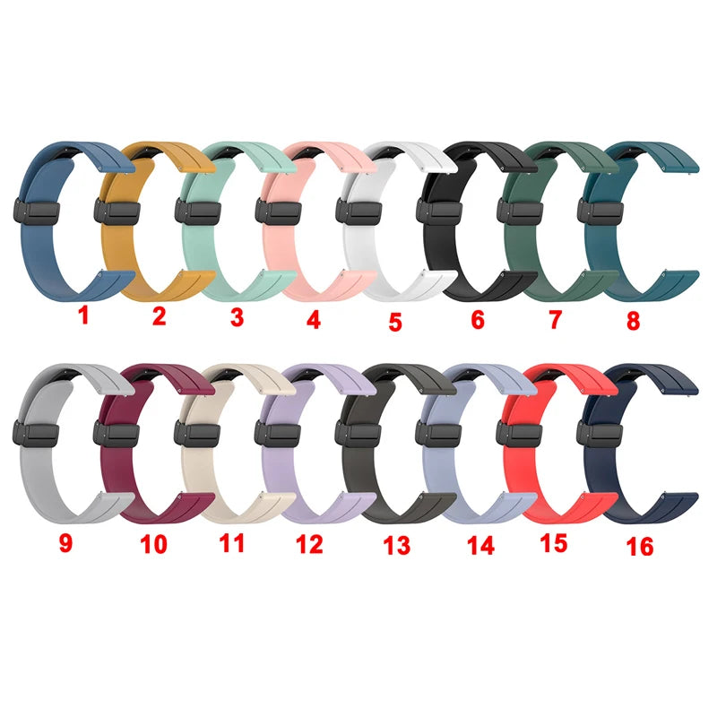 Fivela magnética dobrável pulseira para huawei watch fit 2 nova pulseira de silicone com conector