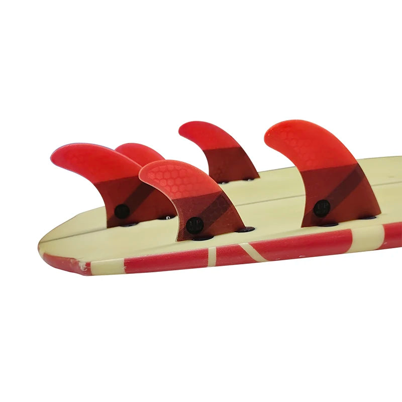 Tri-quad Fin Set UPSURF FCS Surfboard Fins G5+GL(4-5 Fins) Fiberglass Honeycomb UP Surf Fins Quilhas Surfing Accessoriea