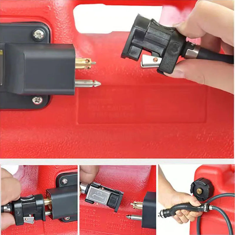 MZTI - Boat Outboard Fuel Hose Fitting Hand Pump - Compatible For Yamaha For Parsun For  Hangkai Fuel Tank Connectors