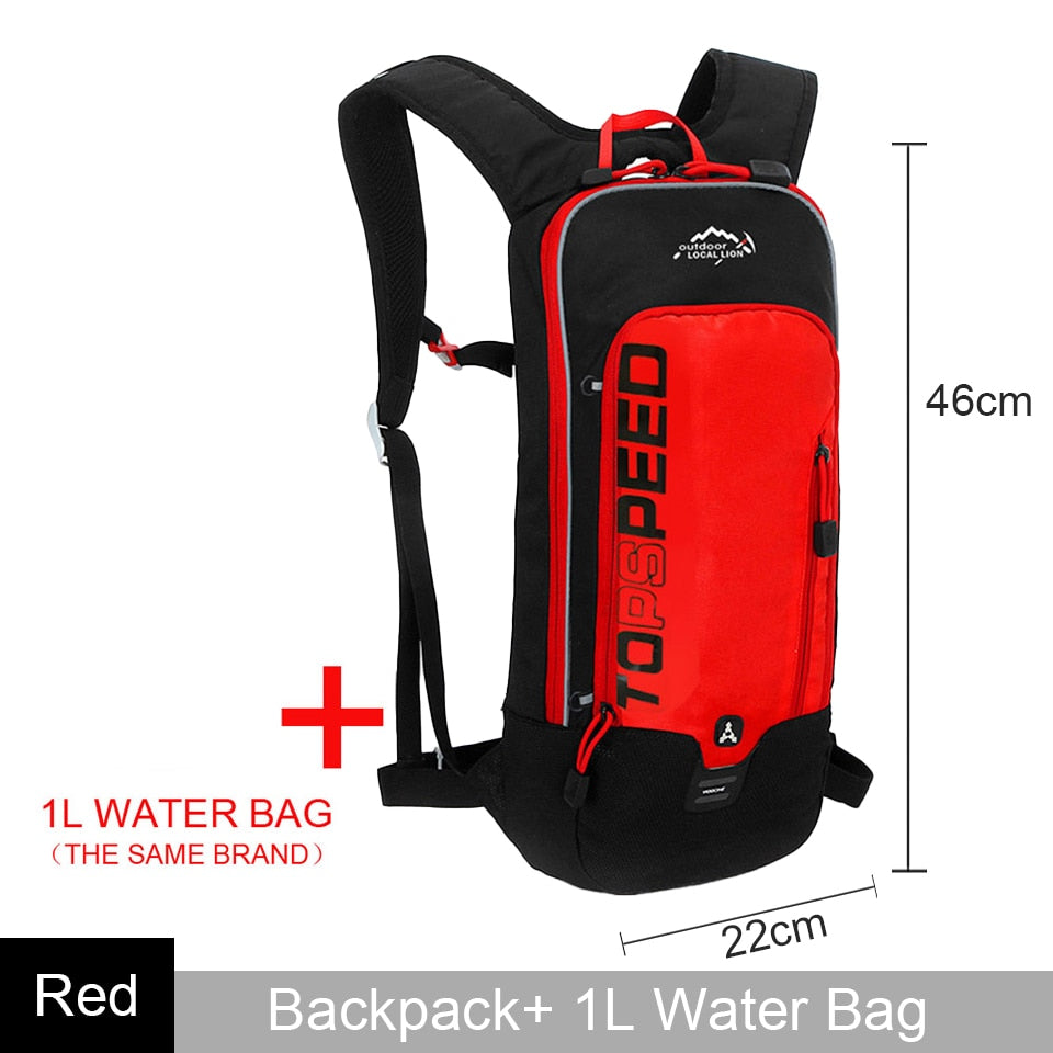 Leão local 6l/5l saco de ciclismo das mulheres dos homens equitação à prova dwaterproof água respirável bicicleta mochila, saco de água da bicicleta, capacete da bicicleta