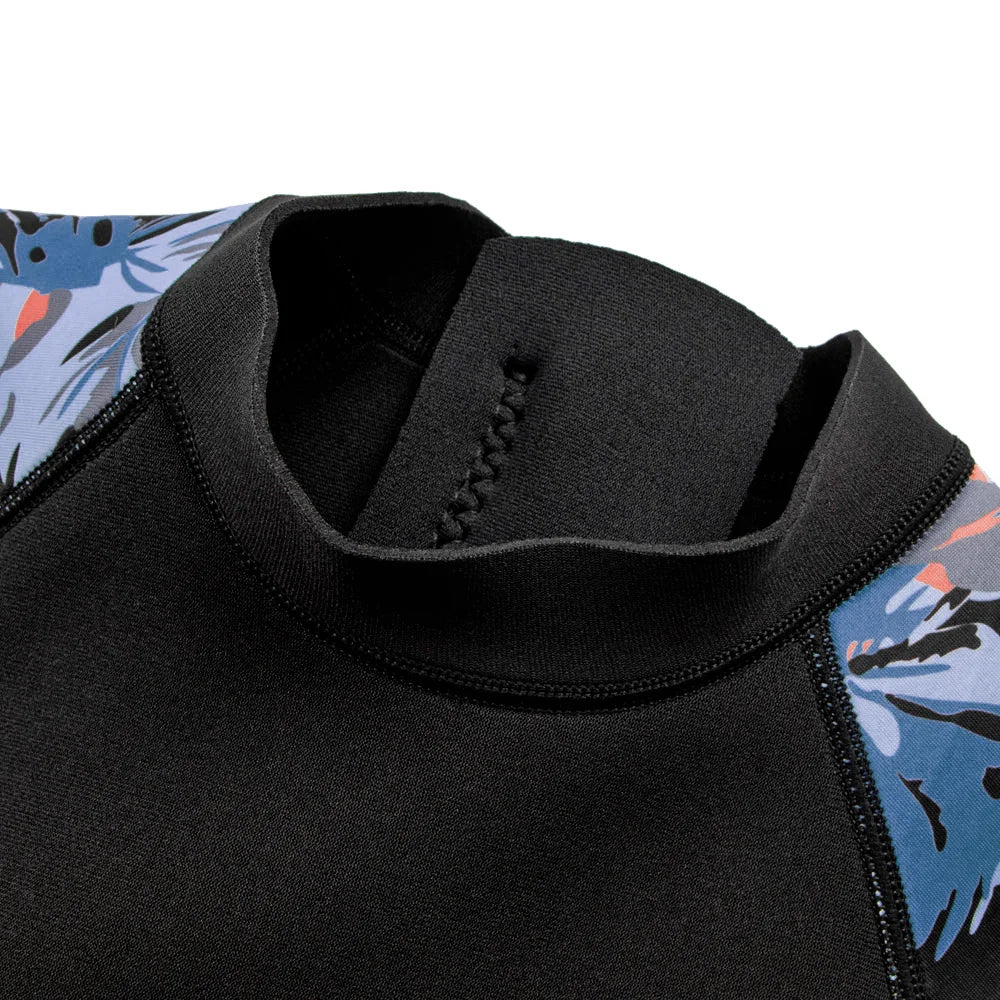 Women Wetsuit 3mm Neoprene One-Piece Diving Suit Swimsuit Keep Warm Long Sleeves Surfing Swimming Diving Kayaking Freediving