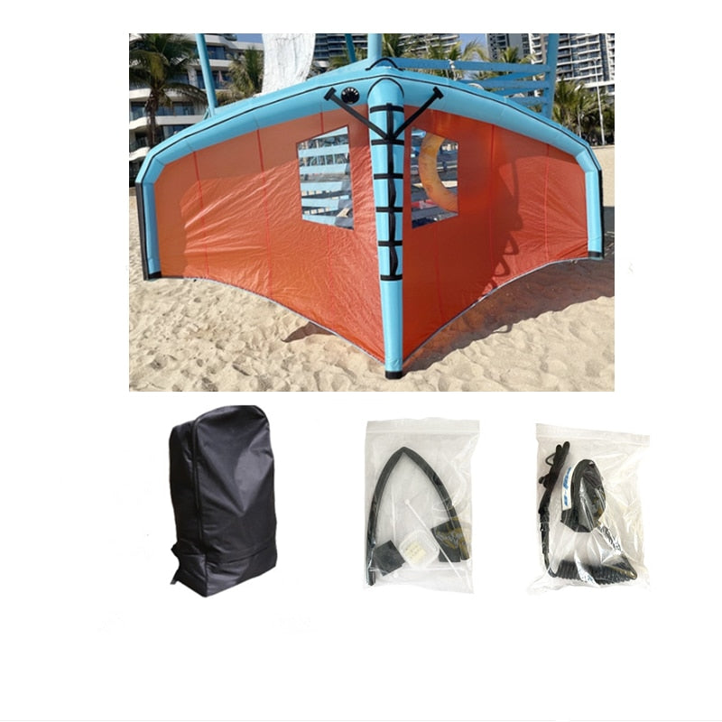 New Design V-shaped Wing Foiling Windsurf kite 5M Inflatable Handheld Wingfoil Wingsurfing Hydrofoil Board