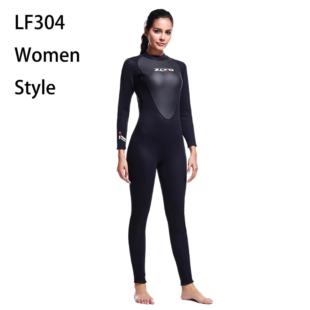 Full Wetsuit for Men Women 3mm Long Wet Suit for Diving Surfing Swimming Water Sport Neoprene Spearfishing One Piece Wetsuits
