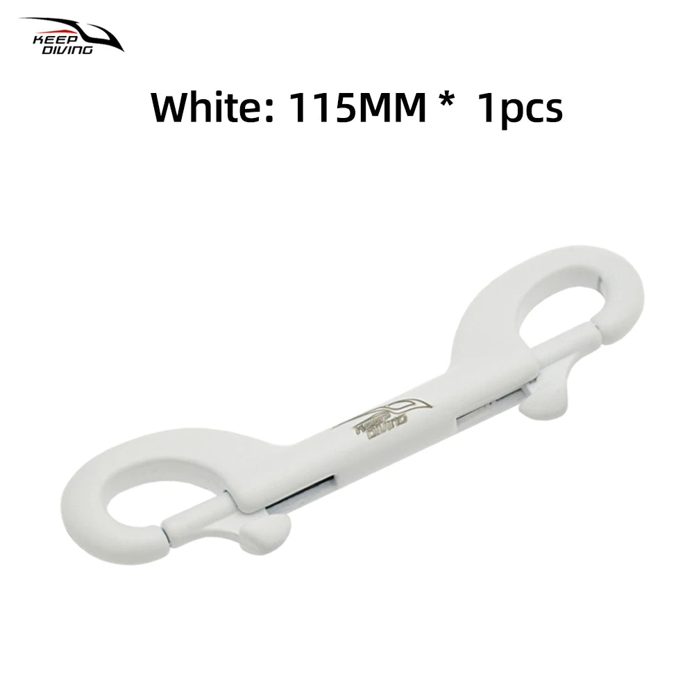 1 PCS KEEP DIVING 316 Stainless Steel Scuba Diving Double Ended Hook Accessory For Equipment BCD Chioce Snap Bolt kit Quick Draw