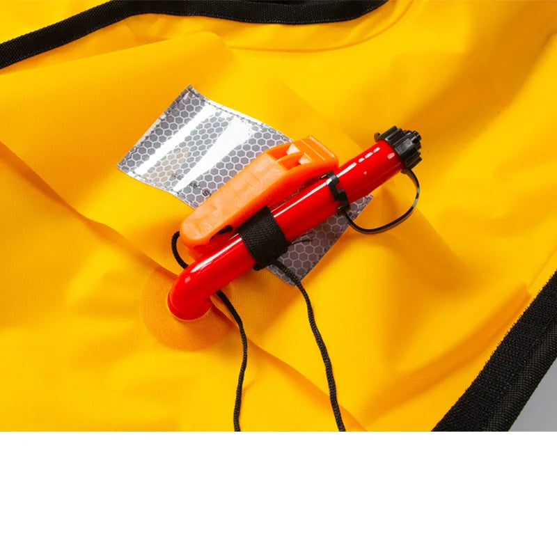 New Auto Self-inflatable Life Vests Manual Boating Life Jackets Adult PFD 150N for Water Sports Fishing Rafting Accessories