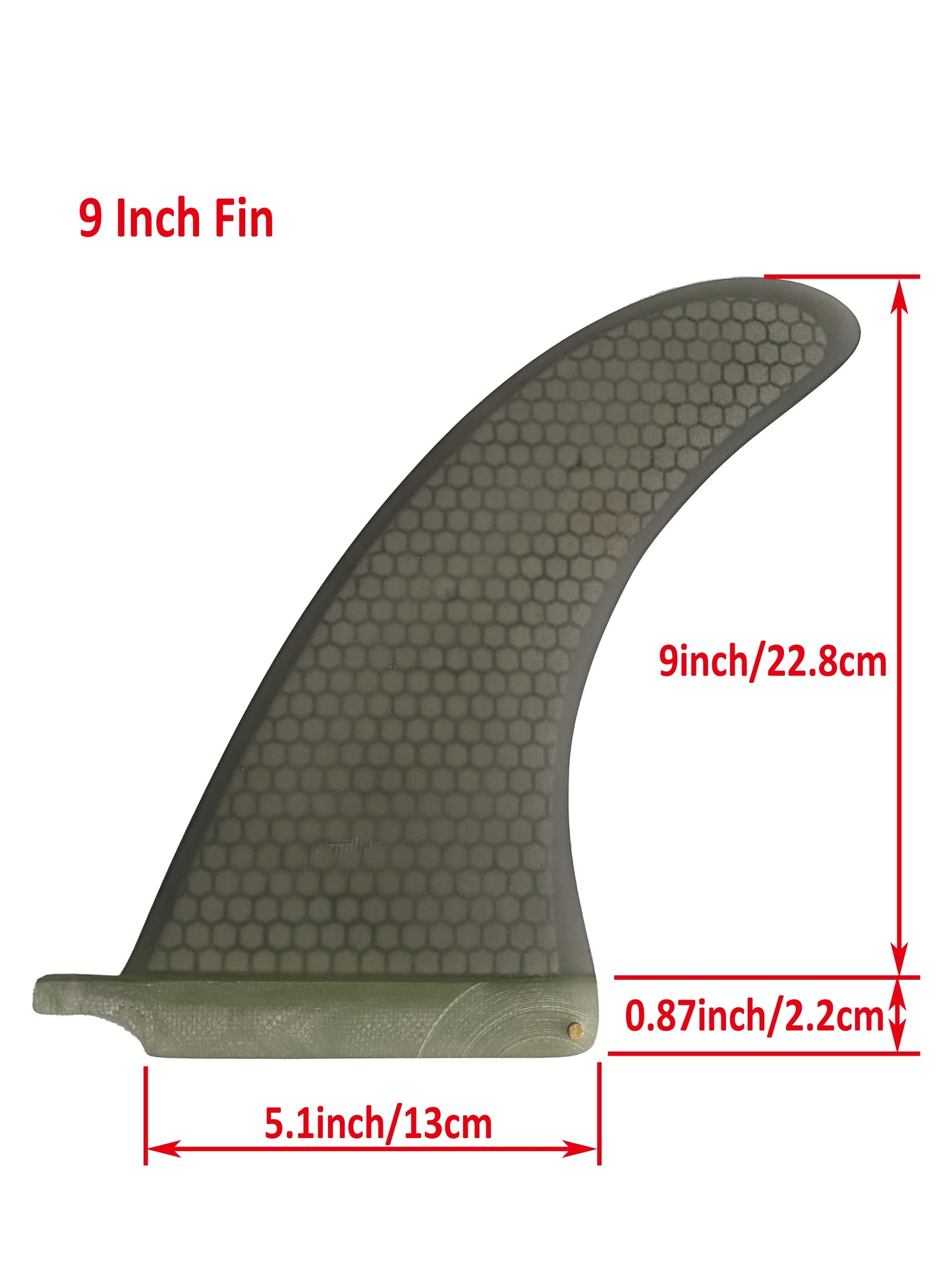 7/8/9/10 Inch Surf Fin Honeycomb Fiberglass SUP Board Fin For Surfboard Longboard Surfing Water Sport Accessories