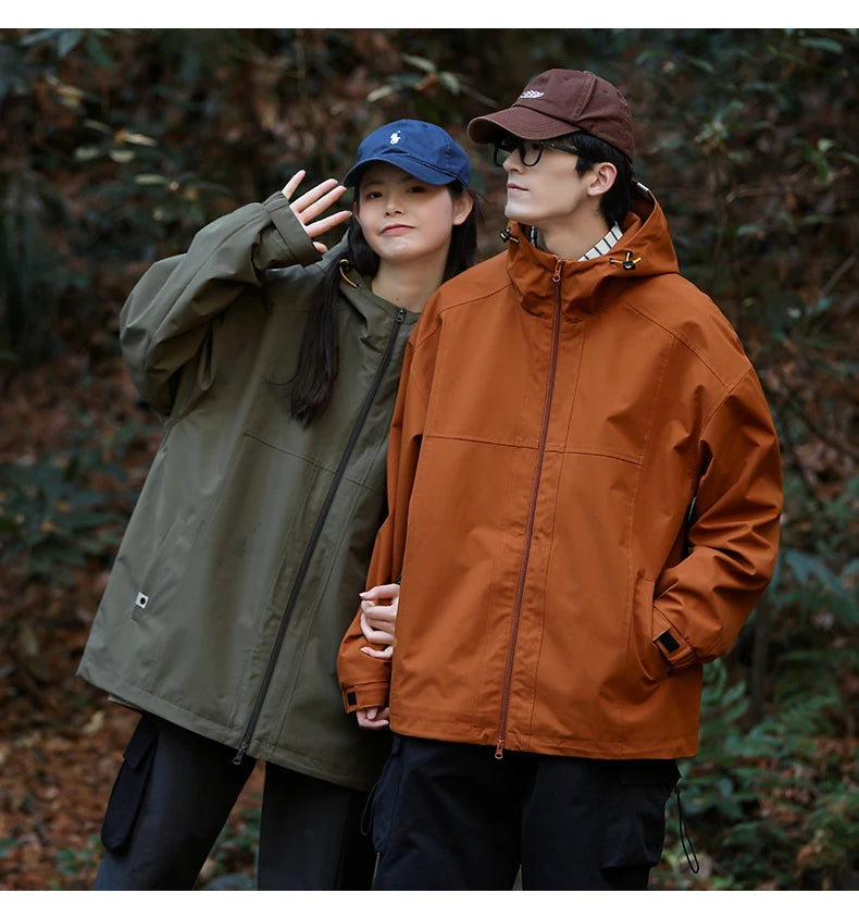 Hiking Jacket Men Waterproof Windbreaker Fishing Women Jackets Outdoor Climbing Hunting Coat Hiking Jacket Camping Couple Coats