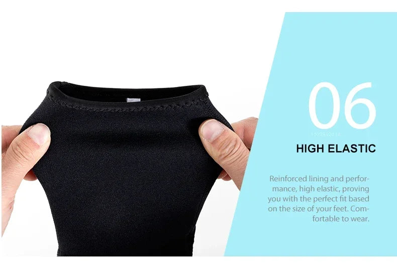 3mm Neoprene Socks 3mm Wetsuit Shoes Non-slip Surf Swimming Fins Socks Elasticity Beach Boots Warm Socks for Snorkeling Diving