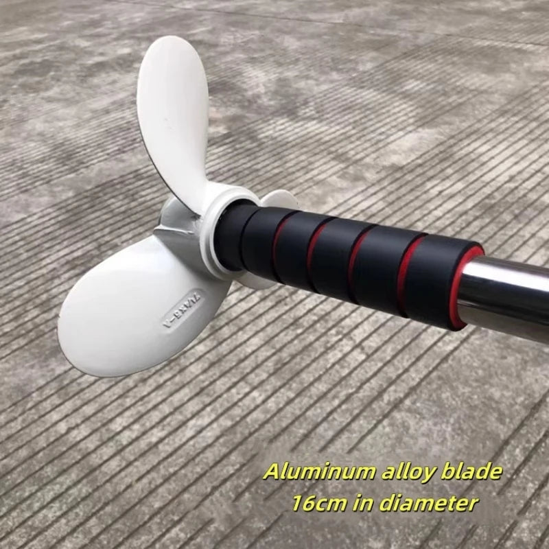 1M Propeller Handheld Electric Outboard Machine Aluminum Propeller Kayak Charging Hang Pulp Motor Power Tools Engine