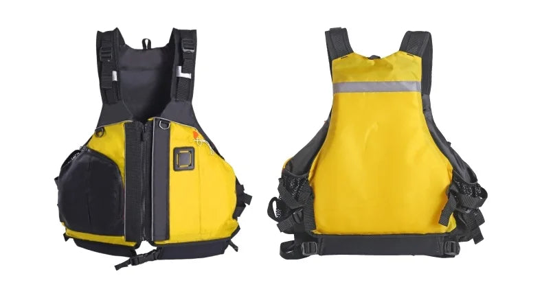 Daiseanuo-Life Jacket for Children Adults, Buoyancy Aids, PFD Kayak, Zipper Pocket, Sailing, Rafting, Sailing, Buoyancy, New, 50