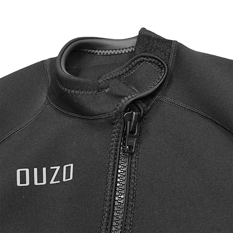 1.5mmDiving Suit Men's and Women's Long-Sleeved Diving Top Split Sun Protection Surfing Suit Dive Skin Winter Swimsuit